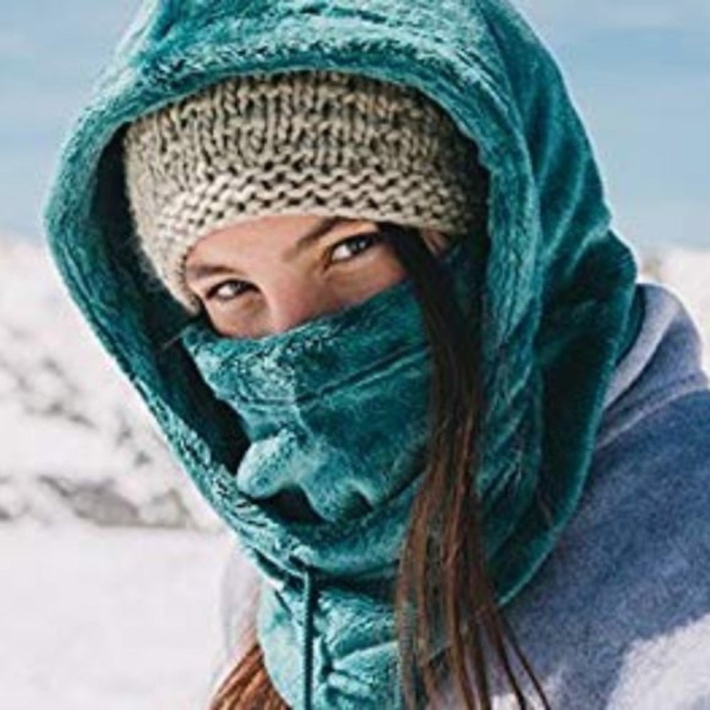 Burton Cora hood in teal